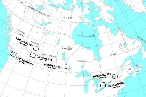 VTA Terminal Map Canada