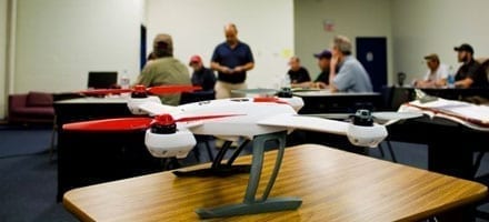 Drone in Classroom