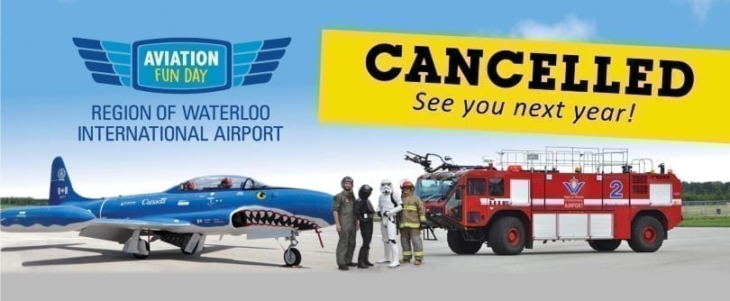 Aviation Fun Day Cancelled