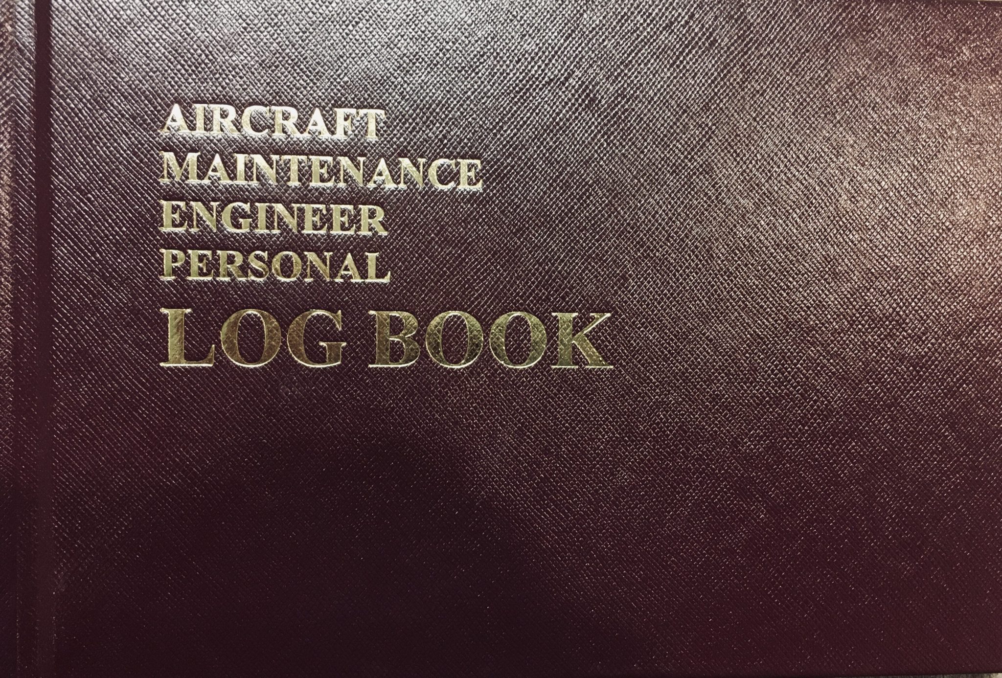 Aircraft Maintenance Engineer Personal Log Book
