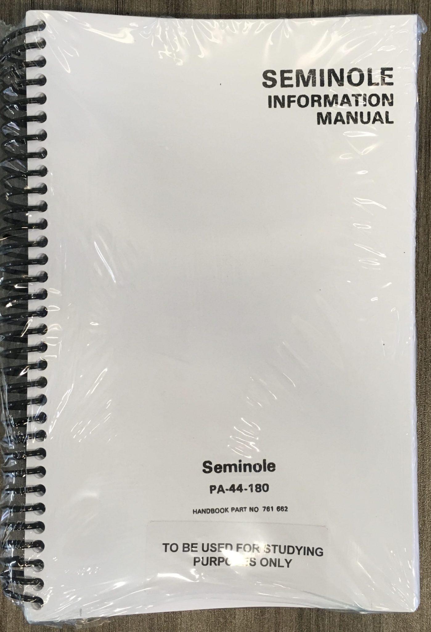 Seminole PA-44-180 POH Info Manual